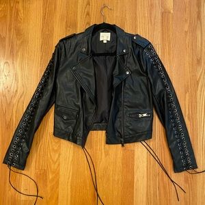 Silence & noise leather jacket